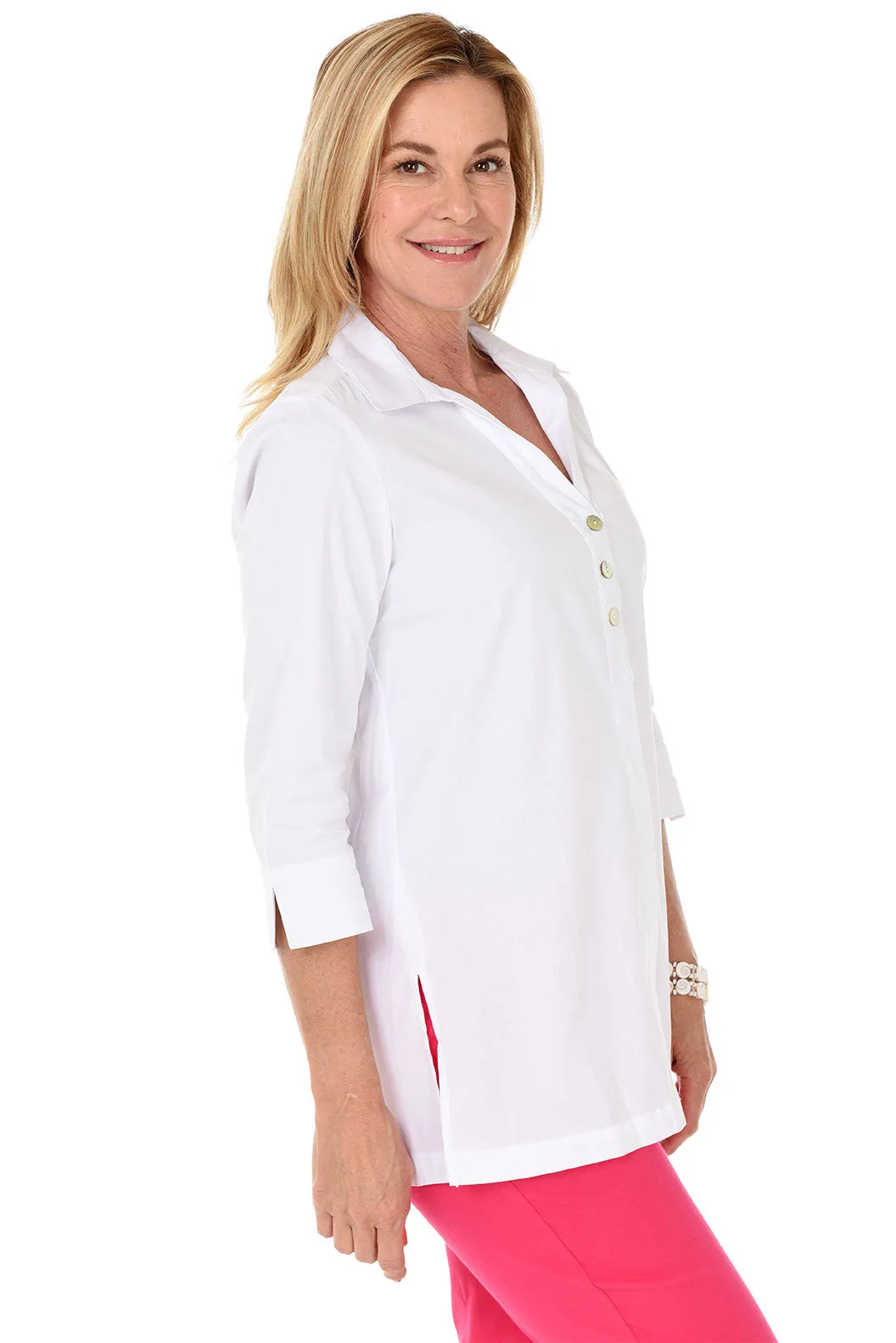 Button-Front Tunic