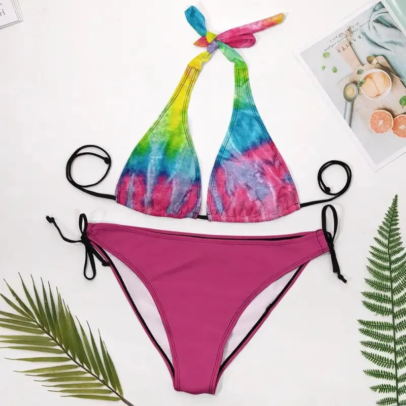 Dive Into Fun with Our Plus Size Tie Dye Bikini