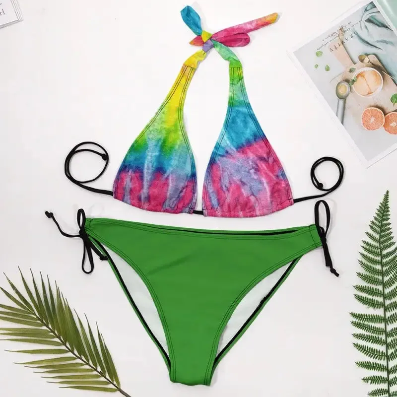 Dive Into Fun with Our Plus Size Tie Dye Bikini
