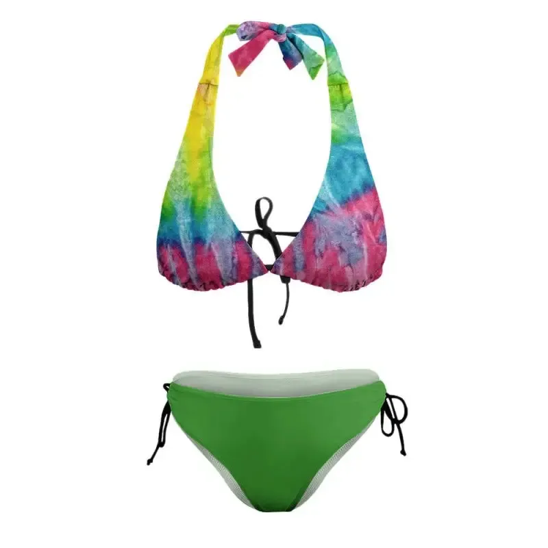 Dive Into Fun with Our Plus Size Tie Dye Bikini