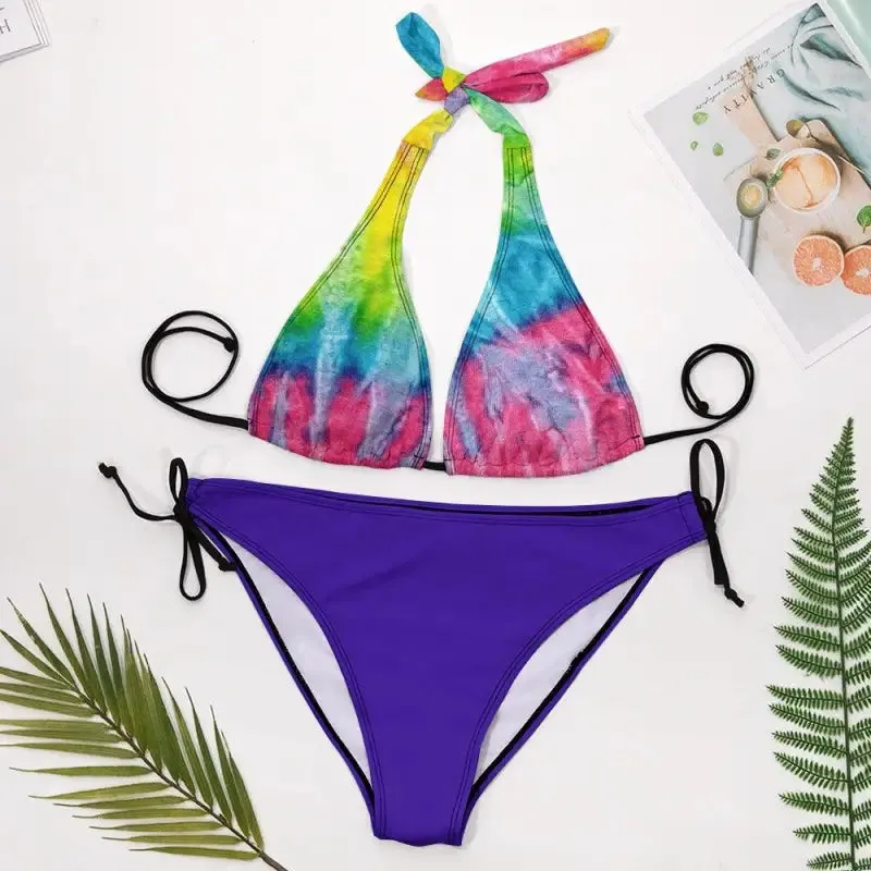 Dive Into Fun with Our Plus Size Tie Dye Bikini