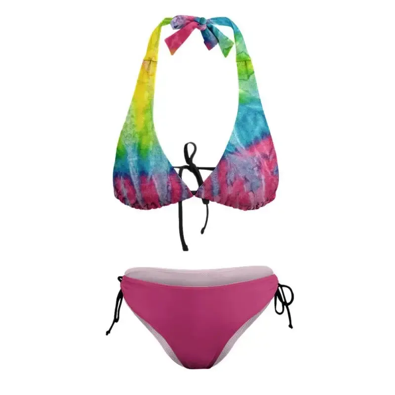 Dive Into Fun with Our Plus Size Tie Dye Bikini