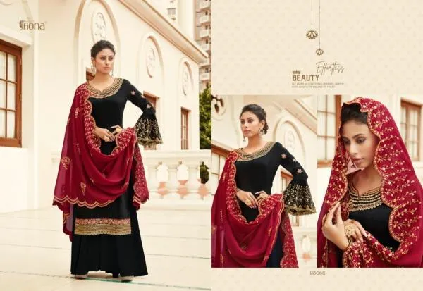 GHAZAL BY FIONA 23061 TO 23067 SERIES CHINON FULL STICHED SALWAR SUITS WHOLESALE 7 PCS