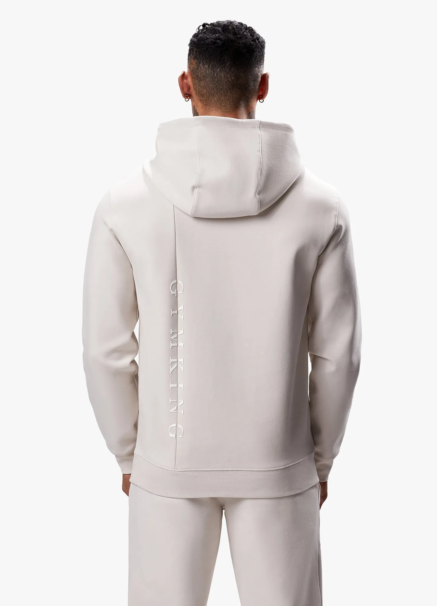 Gym King Split Linear Tracksuit - Stone Grey