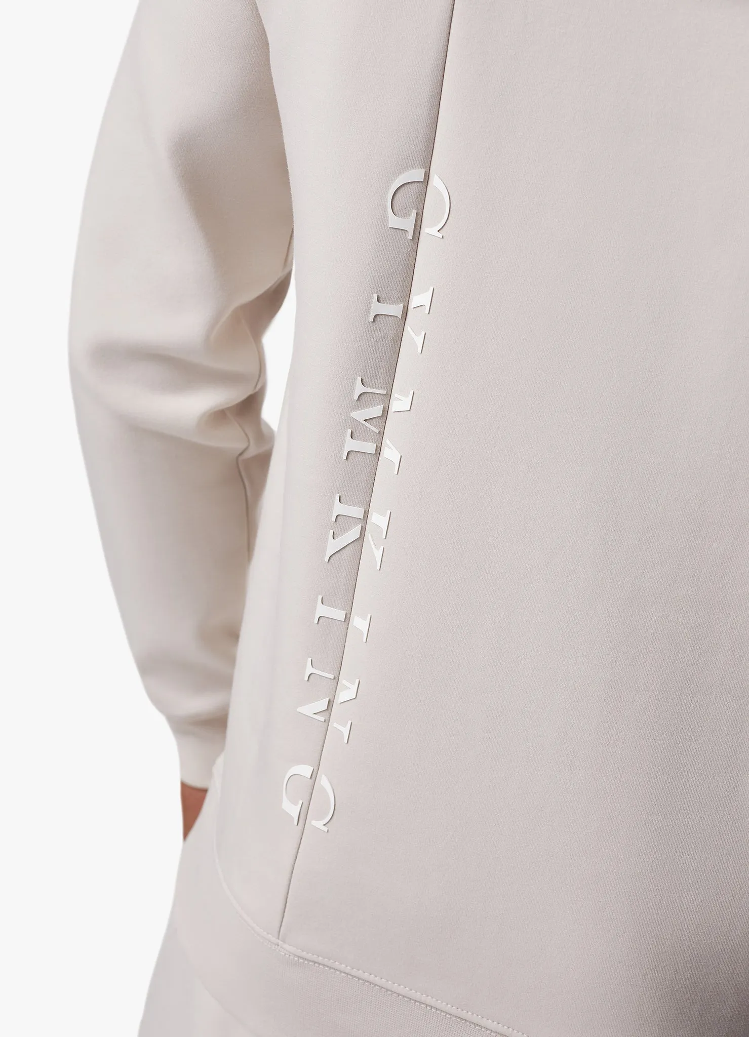 Gym King Split Linear Tracksuit - Stone Grey