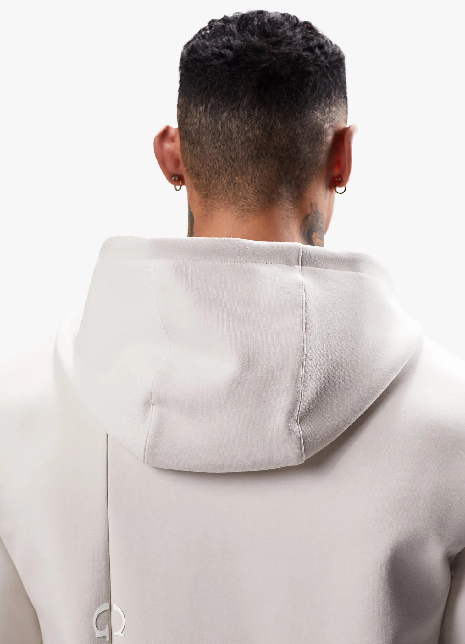 Gym King Split Linear Tracksuit - Stone Grey