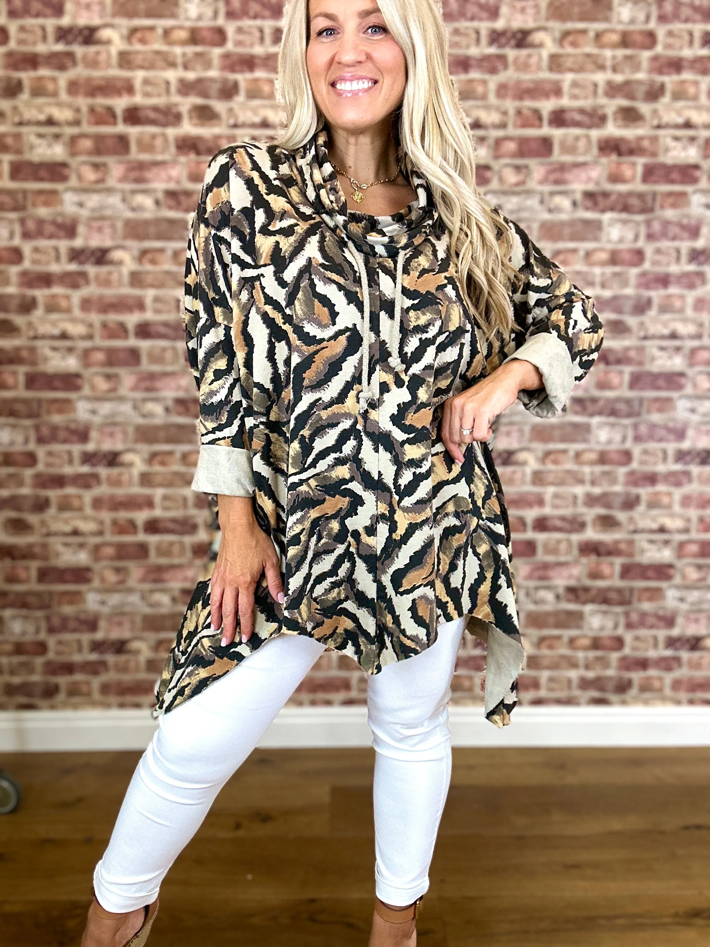 Hear Me Roar Tunic Top