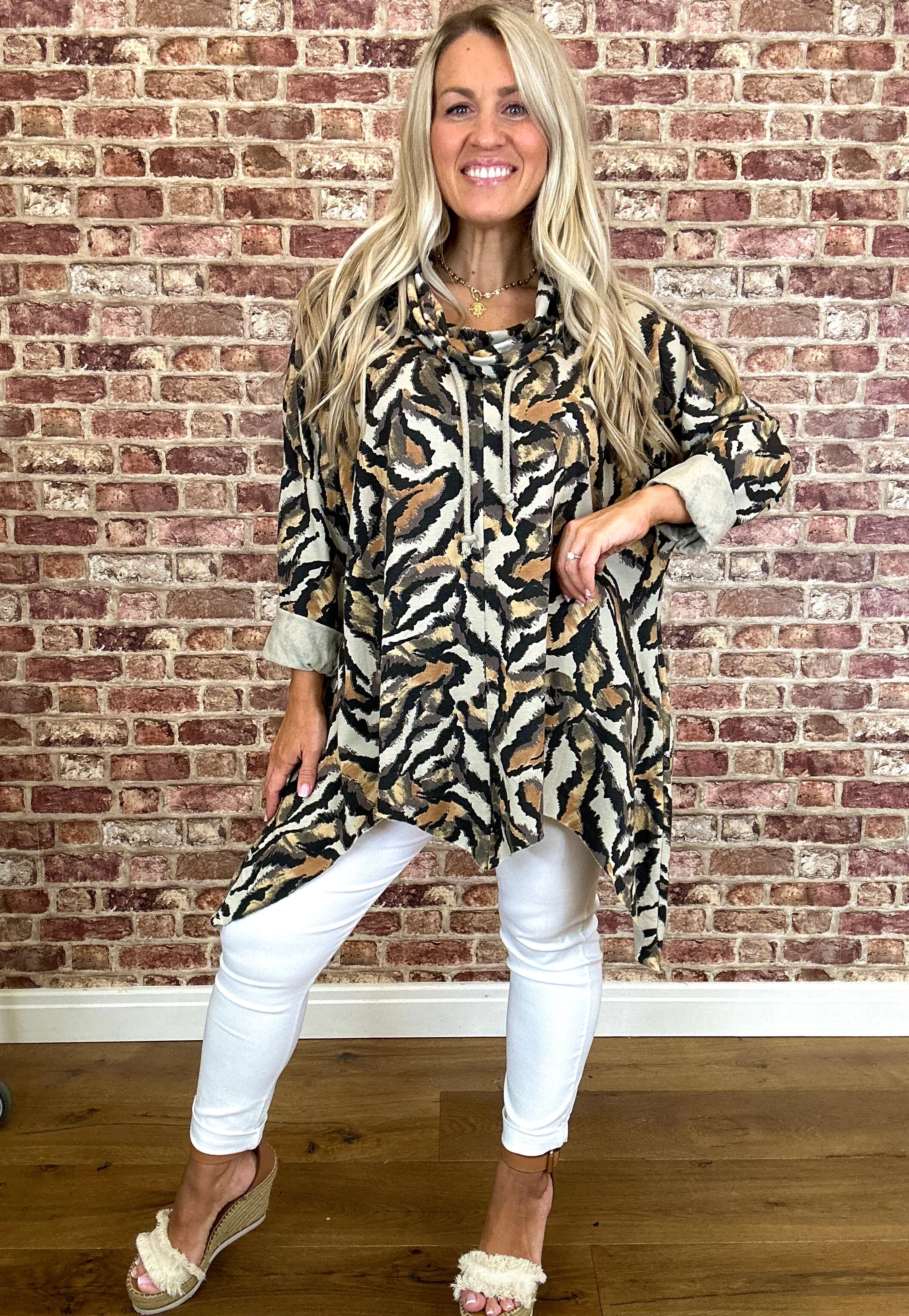 Hear Me Roar Tunic Top