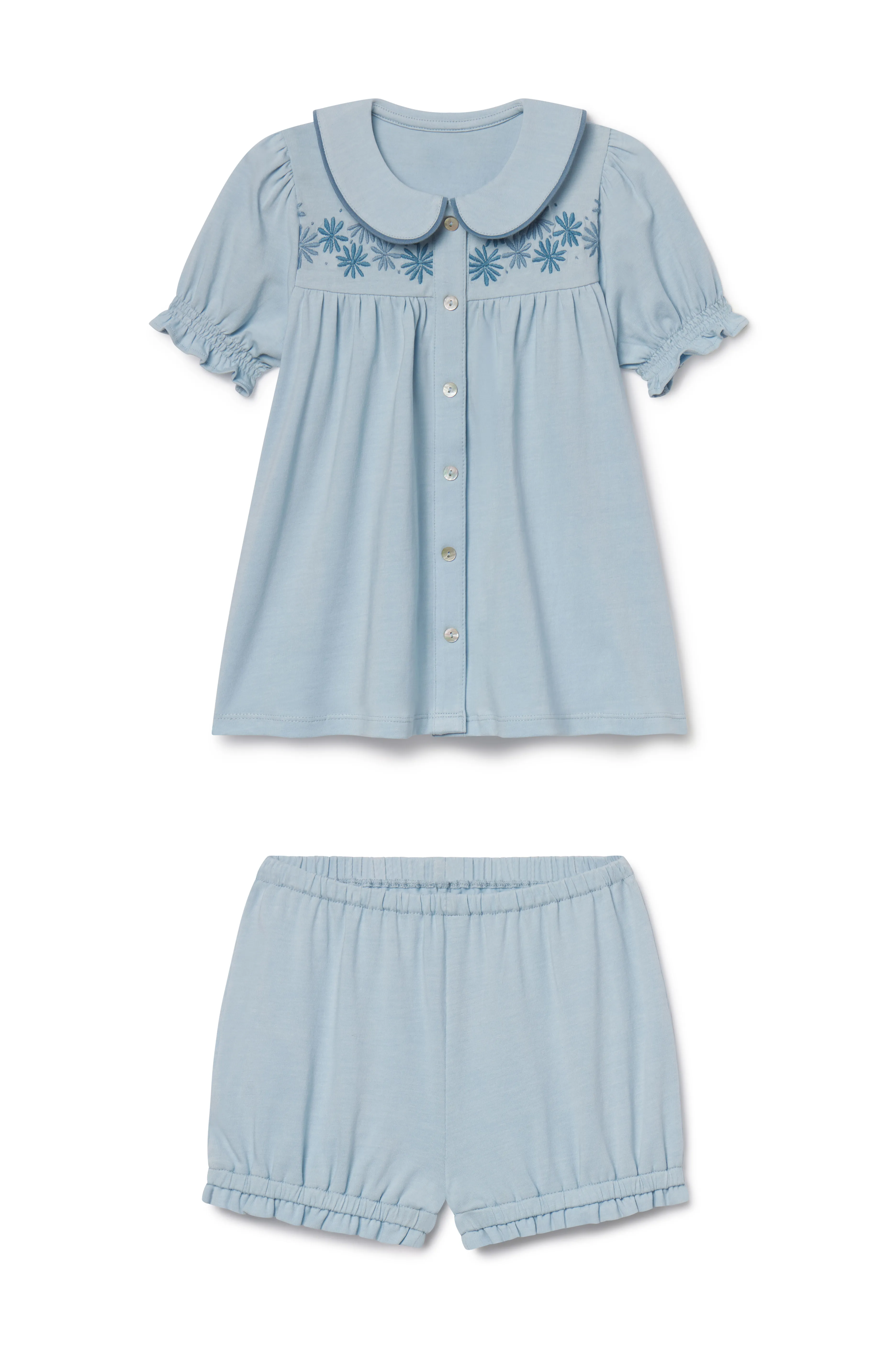 Lexie Baby Set in Sterling Blue