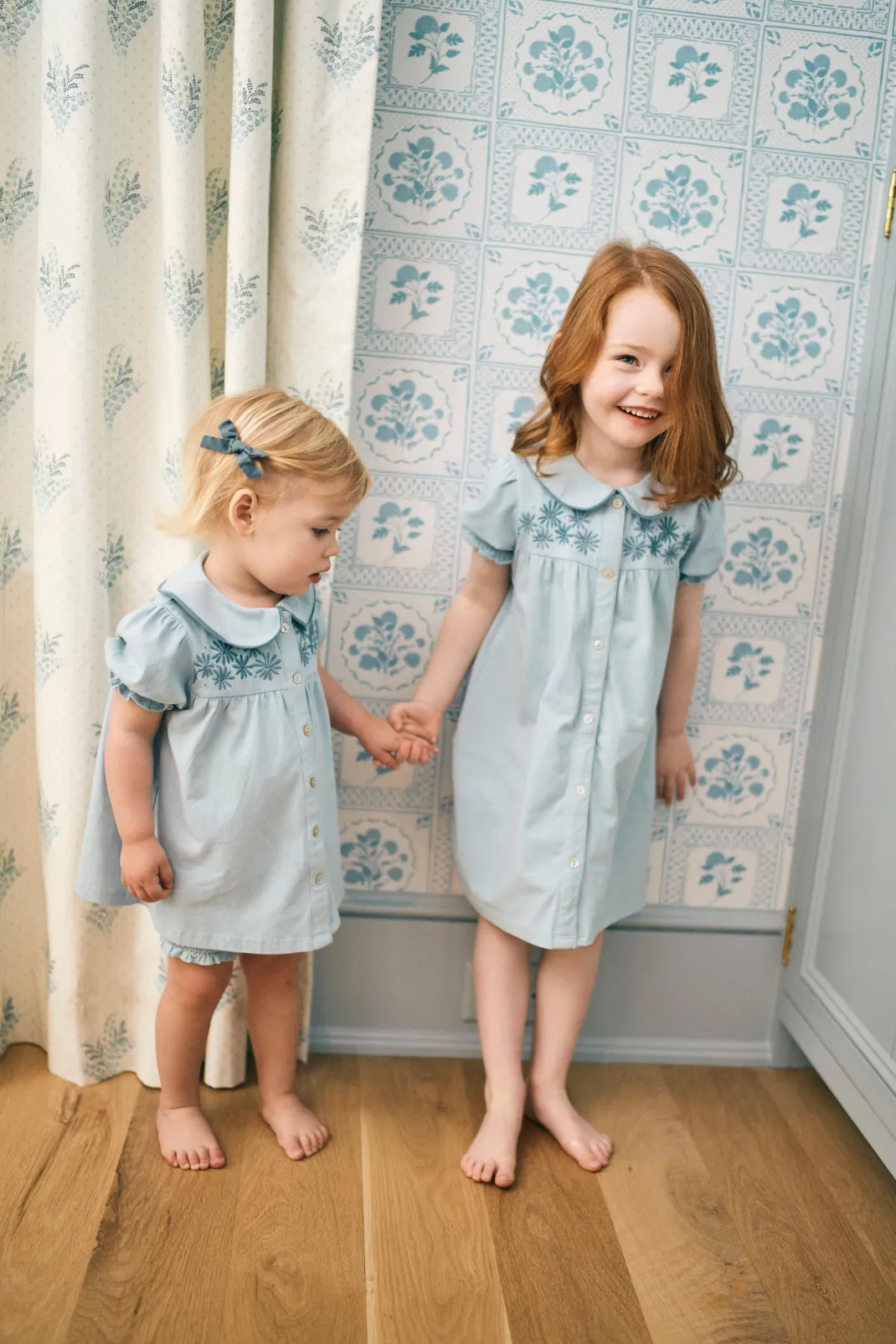 Lexie Baby Set in Sterling Blue