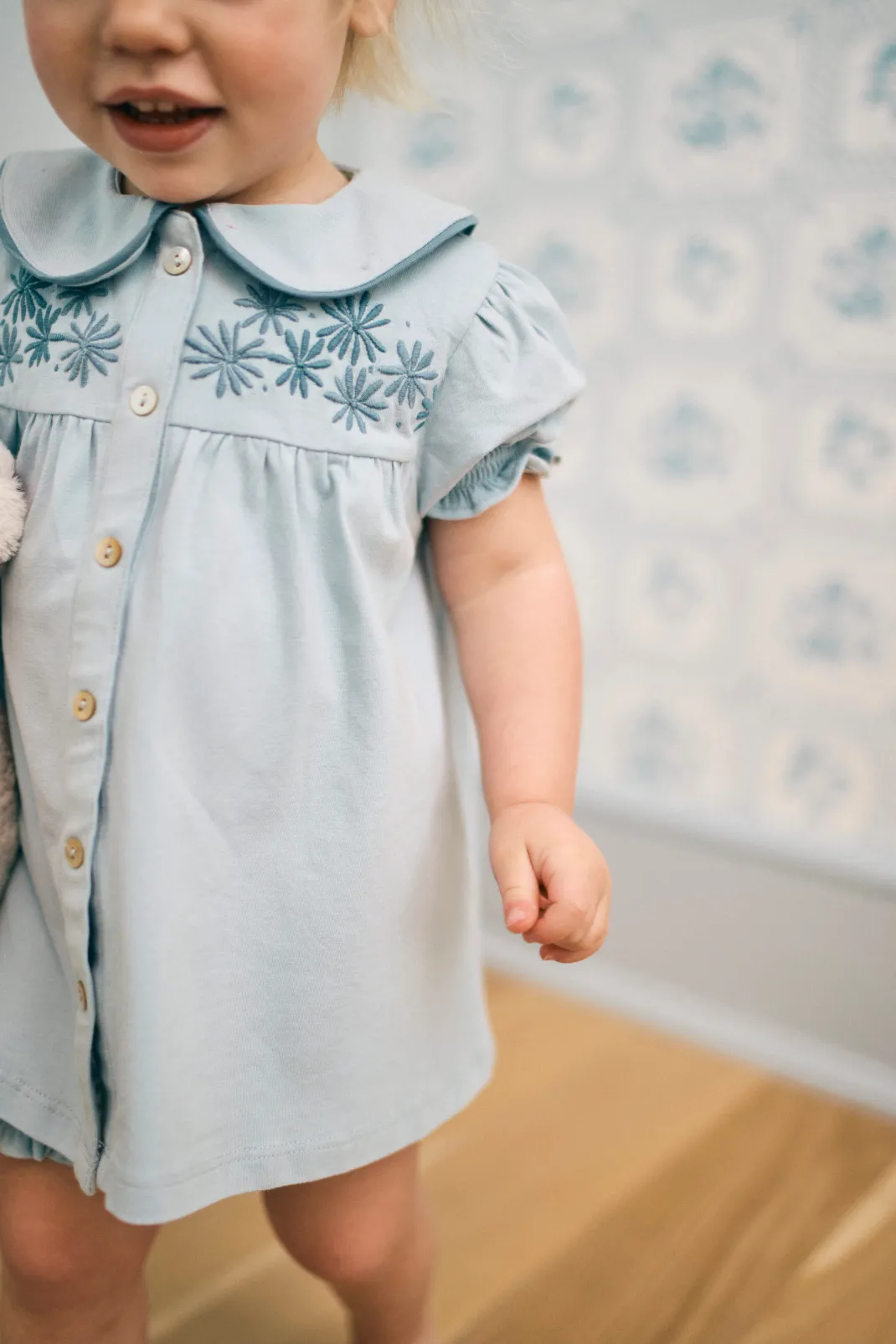Lexie Baby Set in Sterling Blue