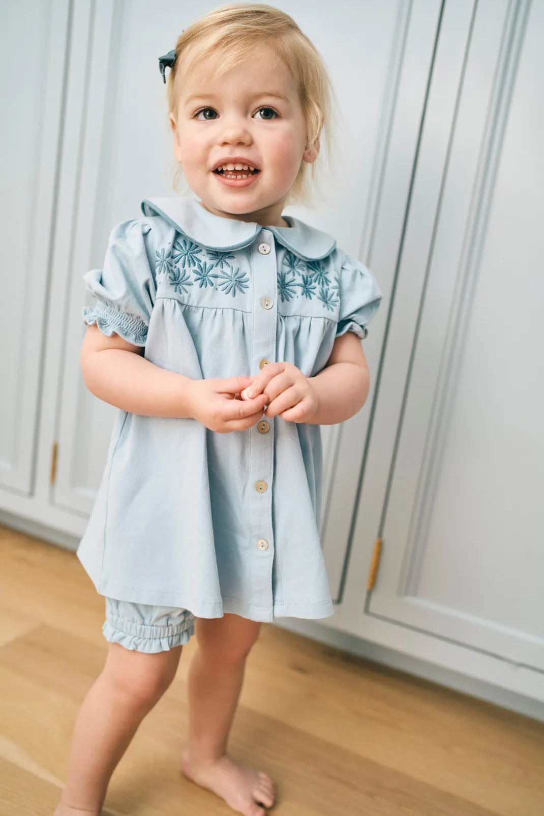 Lexie Baby Set in Sterling Blue