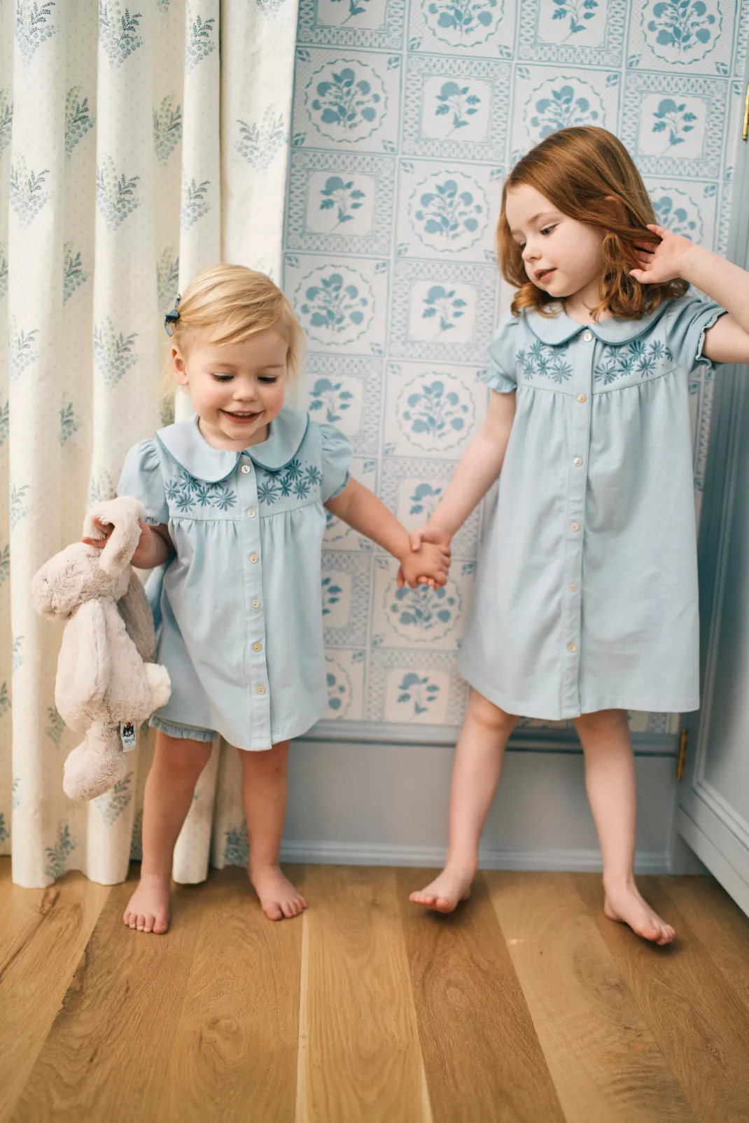 Lexie Baby Set in Sterling Blue