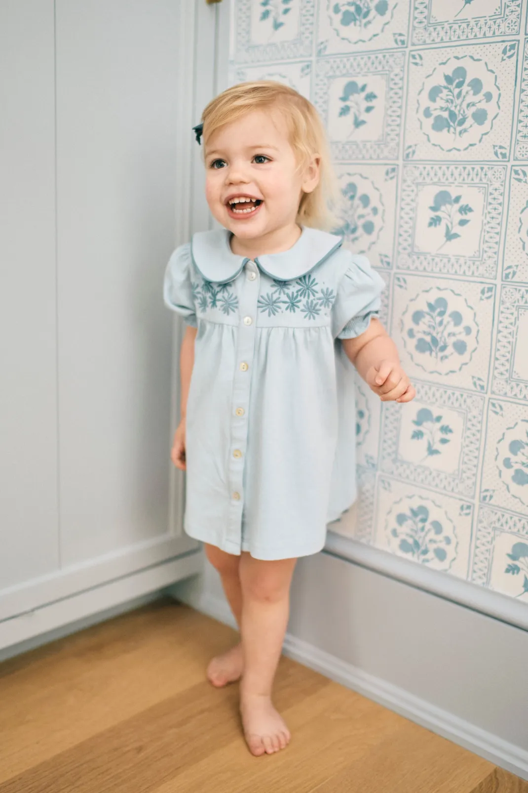 Lexie Baby Set in Sterling Blue