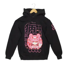 MENHERACHAN x Gloomy Bear Bandaid Black Hoodie
