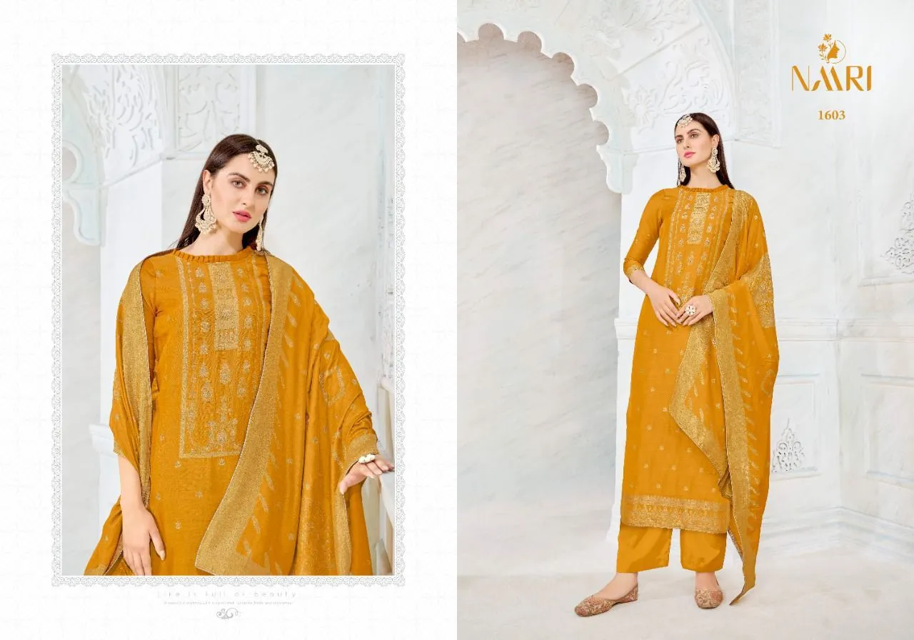 NAARI MEHAR VOL.2 PURE MUSLIN JACARD SUIT