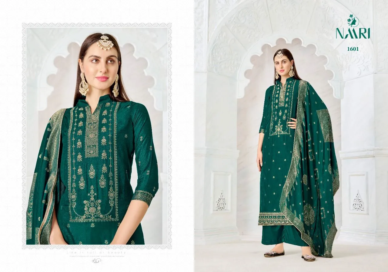NAARI MEHAR VOL.2 PURE MUSLIN JACARD SUIT