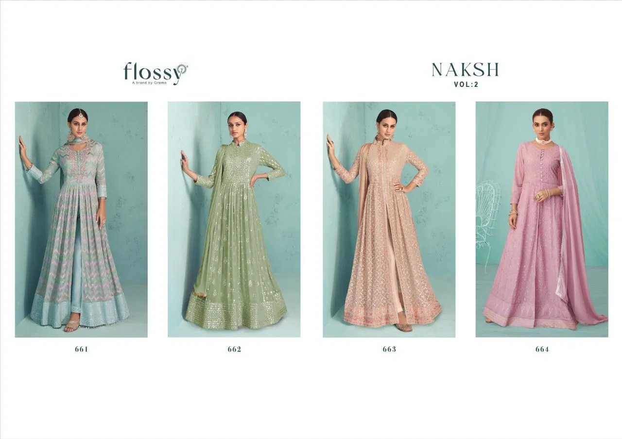 Naksh vol 3 661 Series Gerogette Suit
