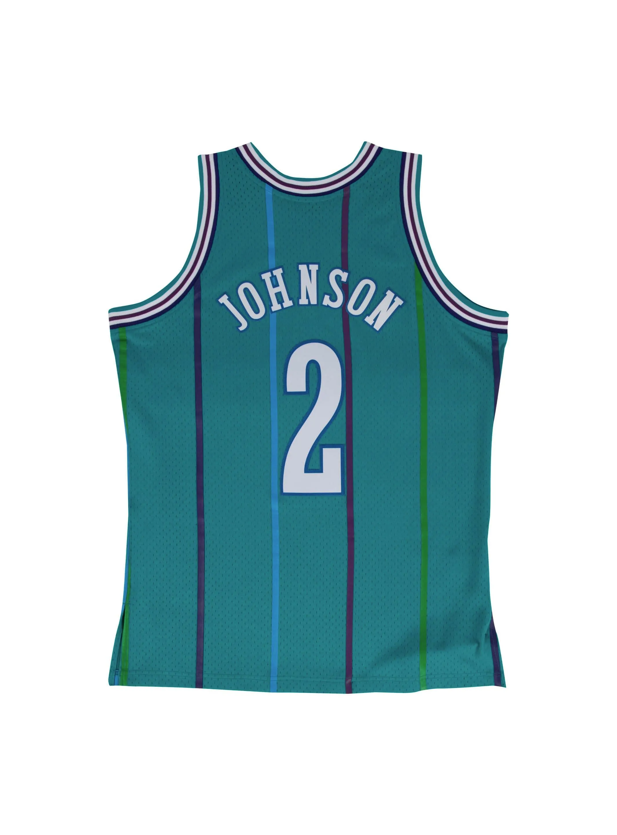 NBA Charlotte Hornets Larry Johnson 1992 Swingman Road Jersey
