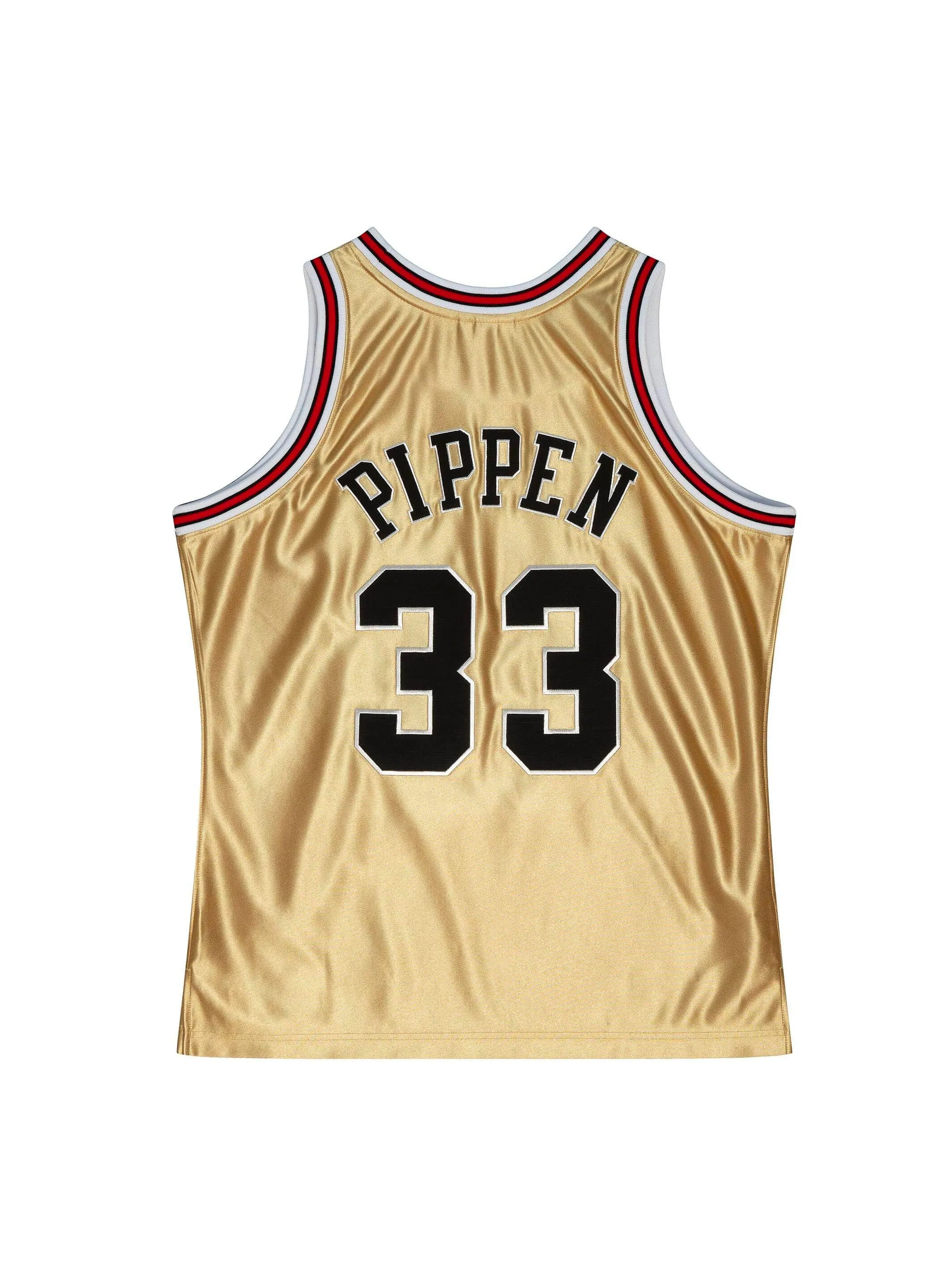 NBA Chicago Bulls Scottie Pippen 1997 75th Anniversary Gold Jersey