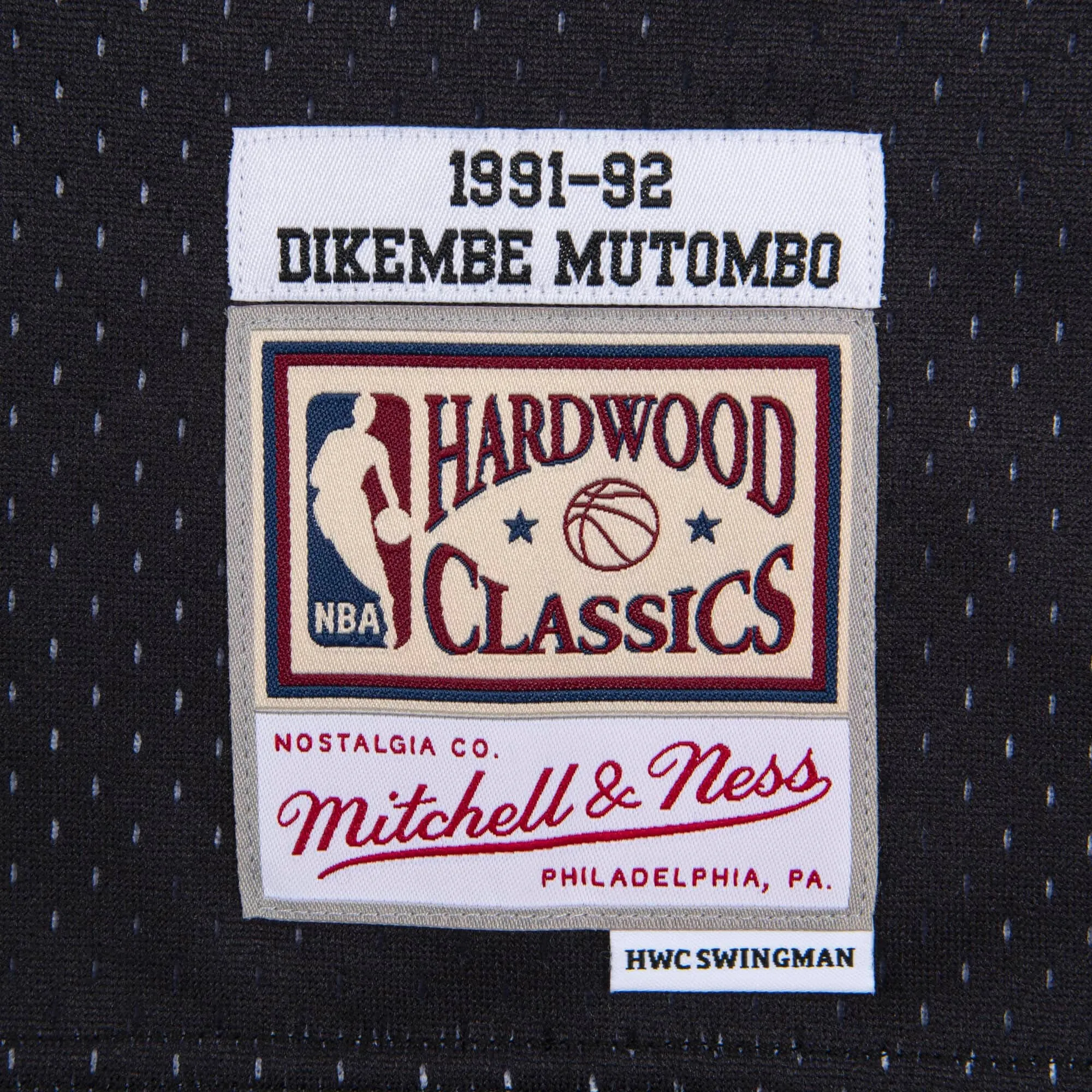 NBA Denver Nuggets Dikembe Mutombo 1991 Swingman Home Jesrey