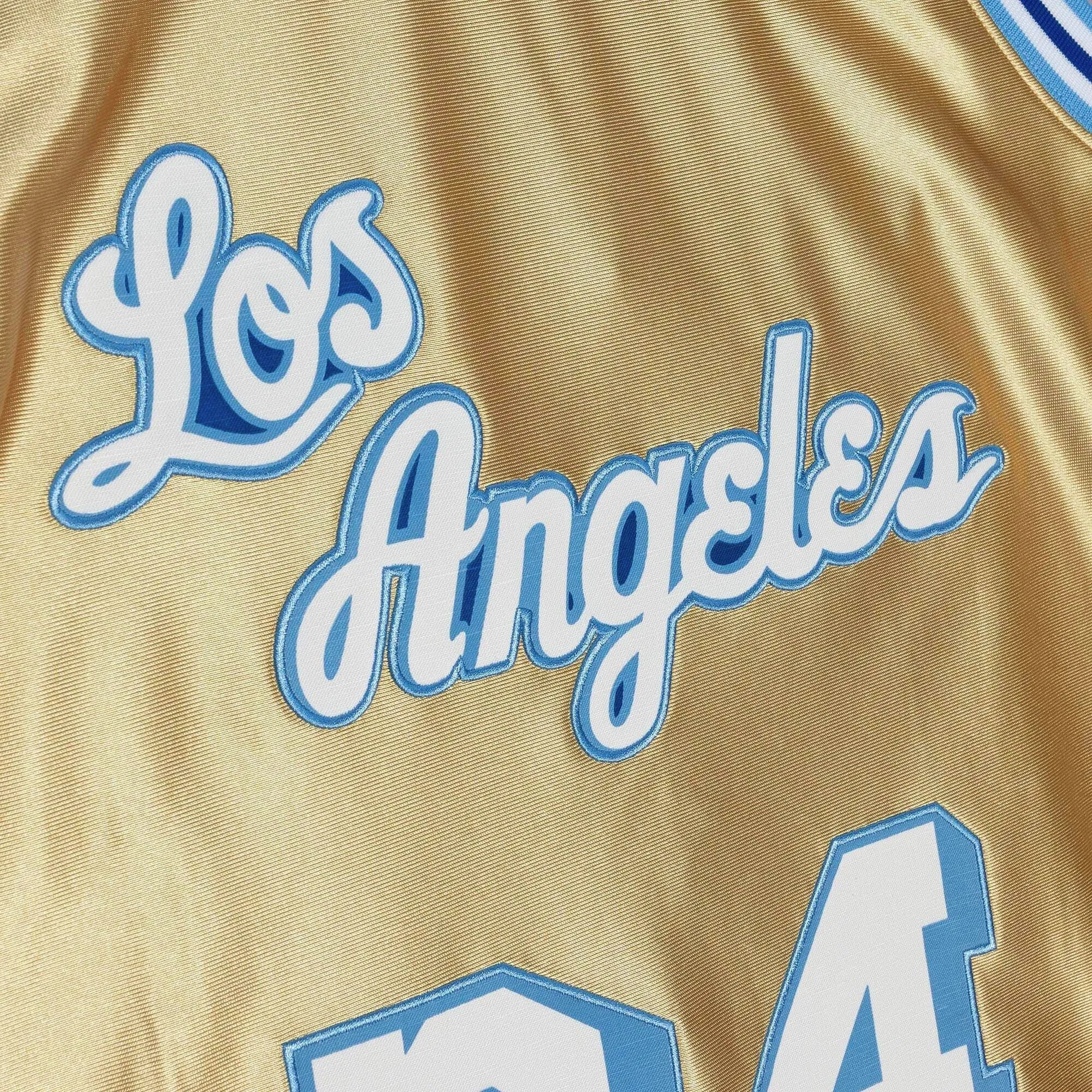 NBA Los Angeles Lakers Shaquille O'Neal 1996 75th Anniversary Gold Jersey