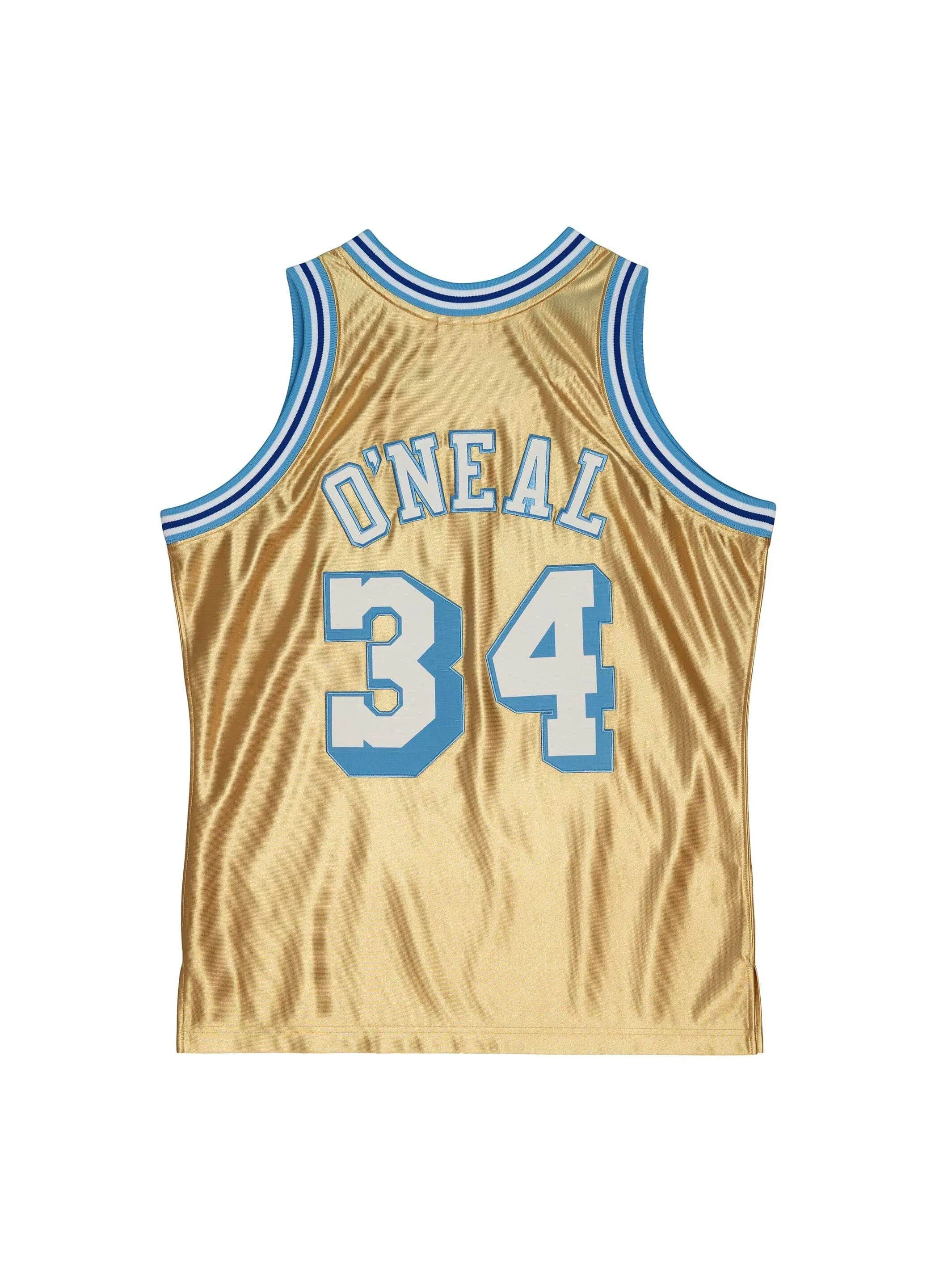 NBA Los Angeles Lakers Shaquille O'Neal 1996 75th Anniversary Gold Jersey