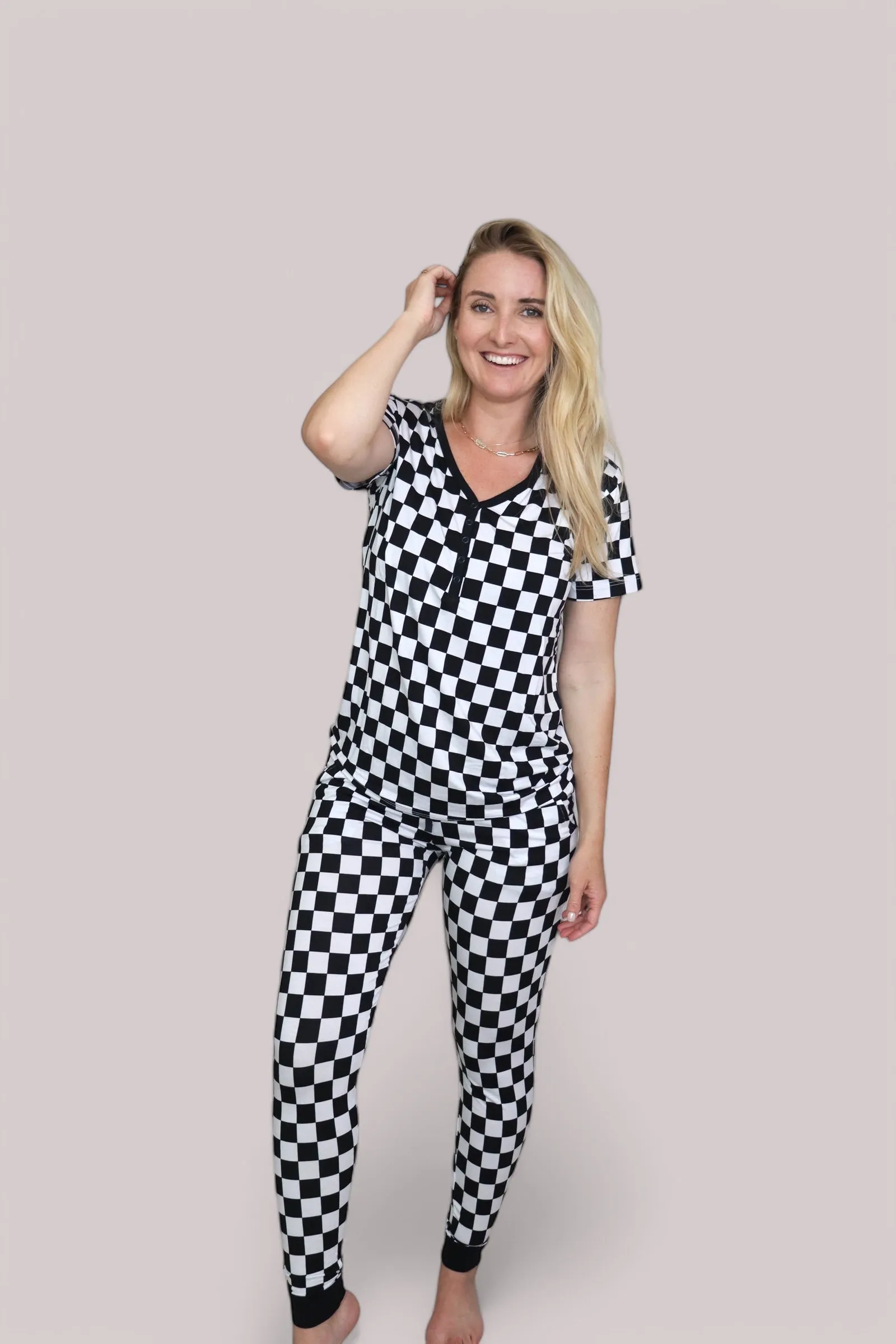OREO CHECKERS WOMENS JOGGER DREAM SET