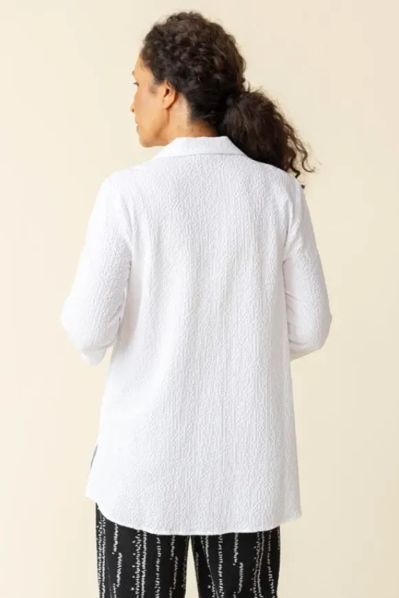 Pucker Weave Swing Shirt
