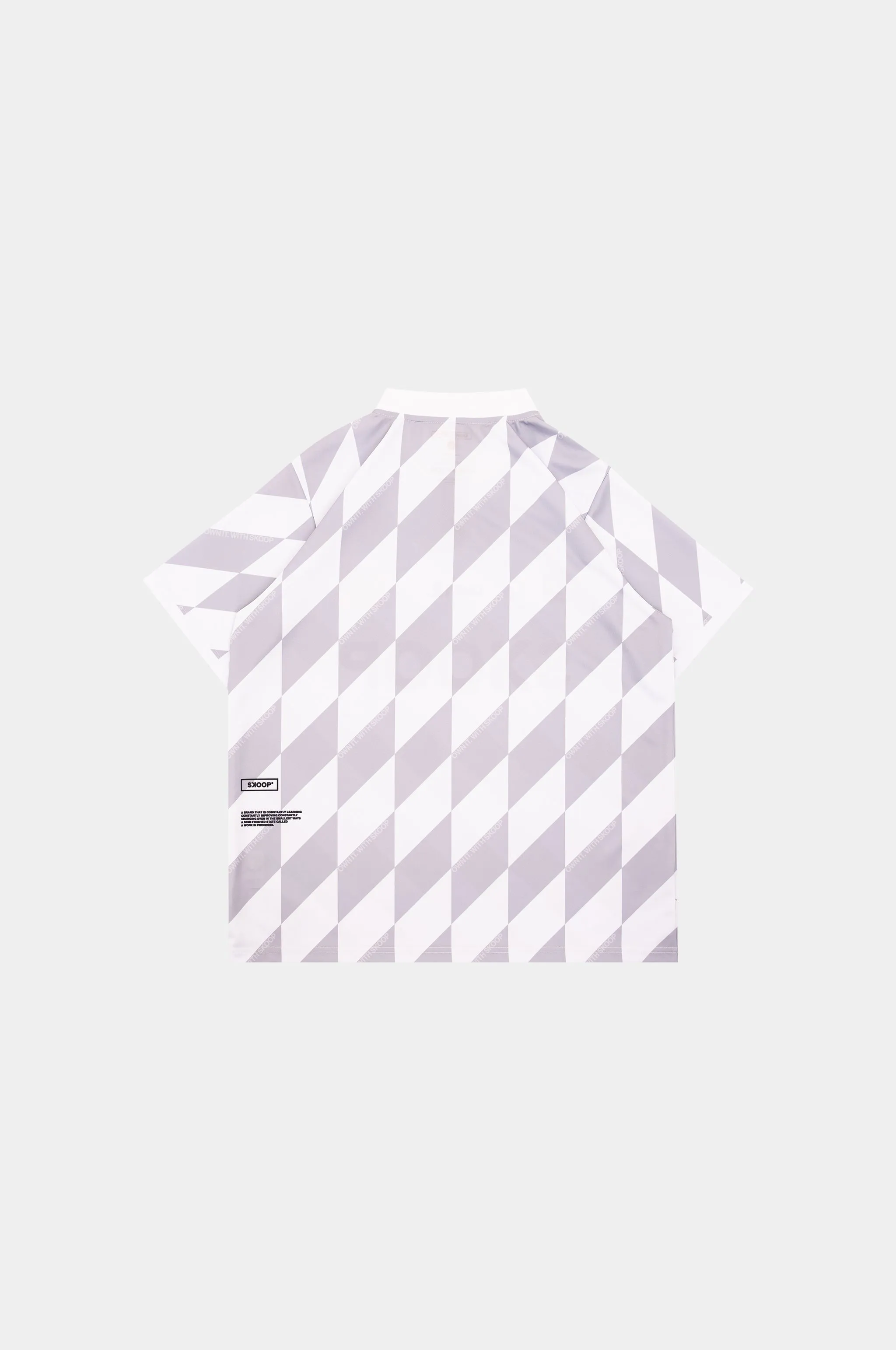 SKOOP® Evergreen Buttoned Collared Jersey Gray