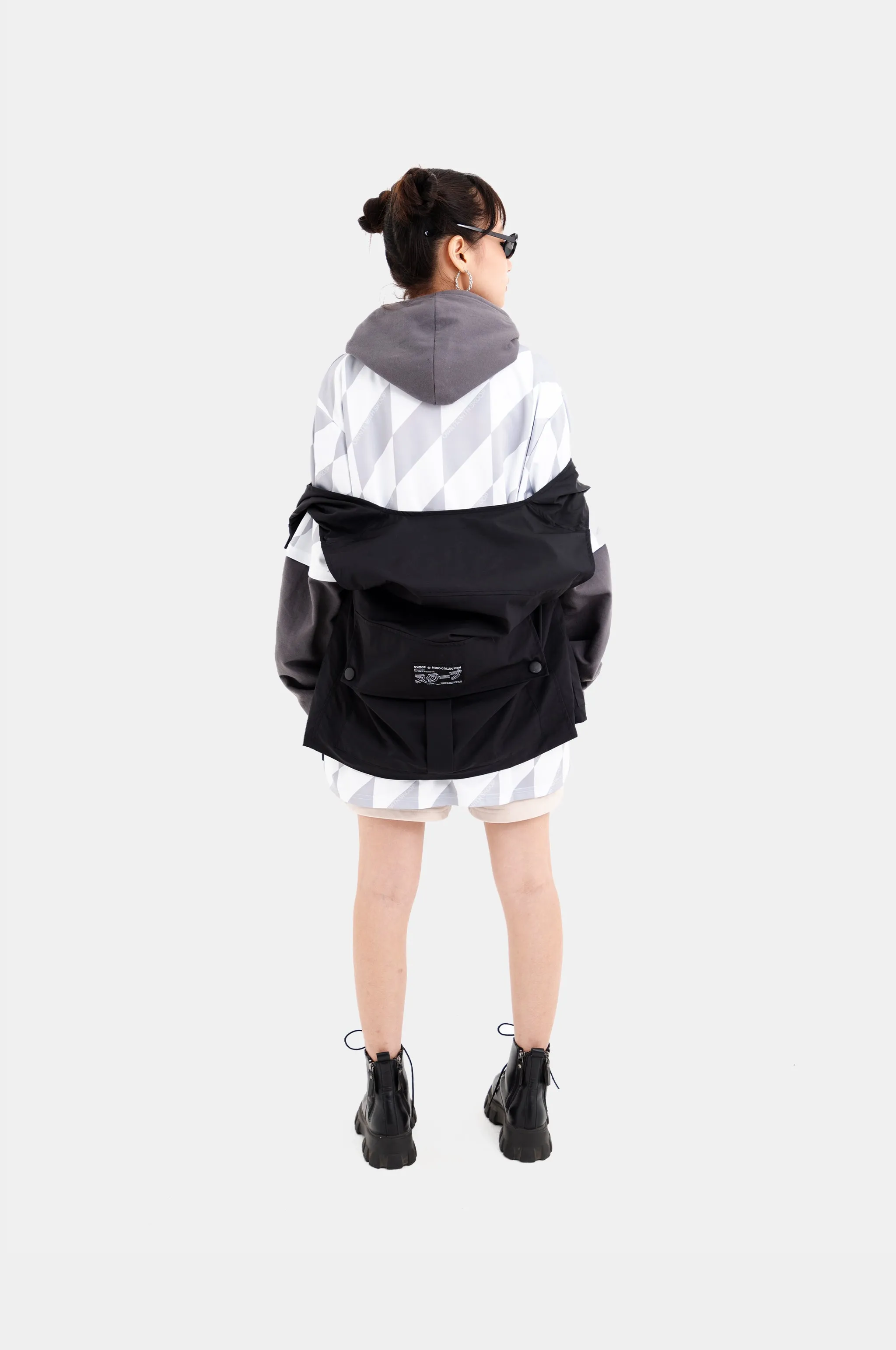 SKOOP® Evergreen Buttoned Collared Jersey Gray