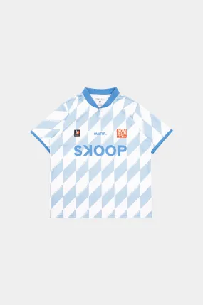SKOOP® Evergreen Buttoned Collared Jersey Light Blue