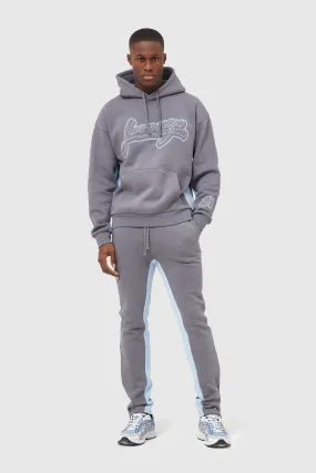SWISH TRACKSUIT - CHARCOAL/BLUE